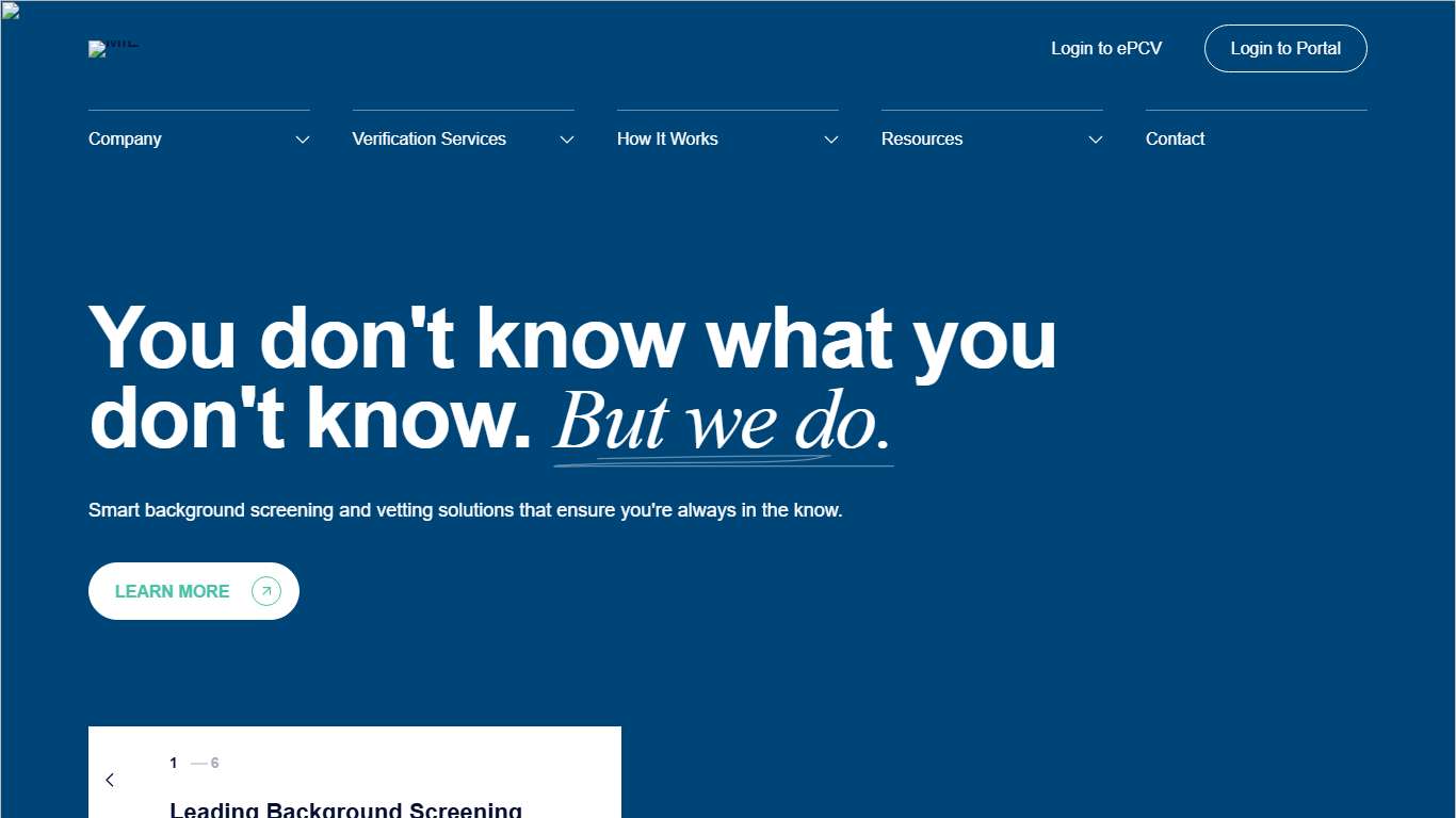 MIE | Background screening and vetting solutions