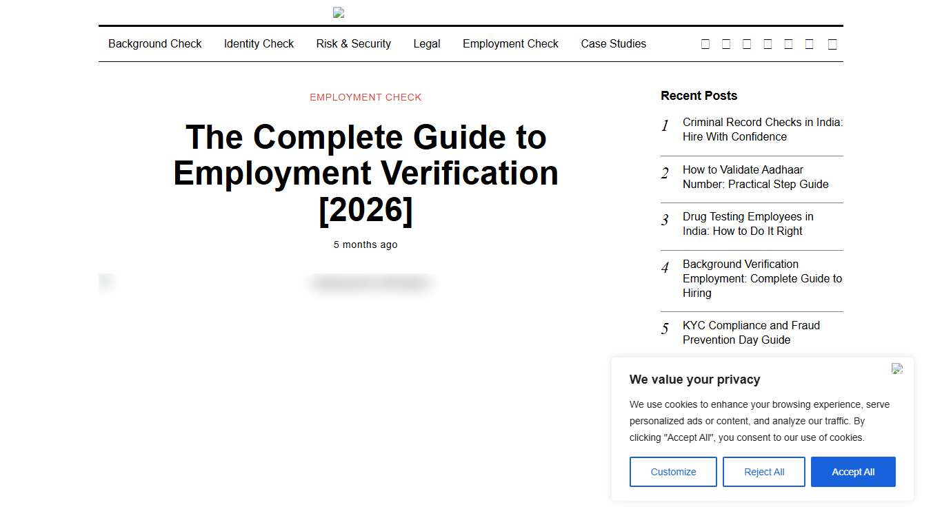The Complete Guide to Employment Verification [2026] - SpringVerify Blog