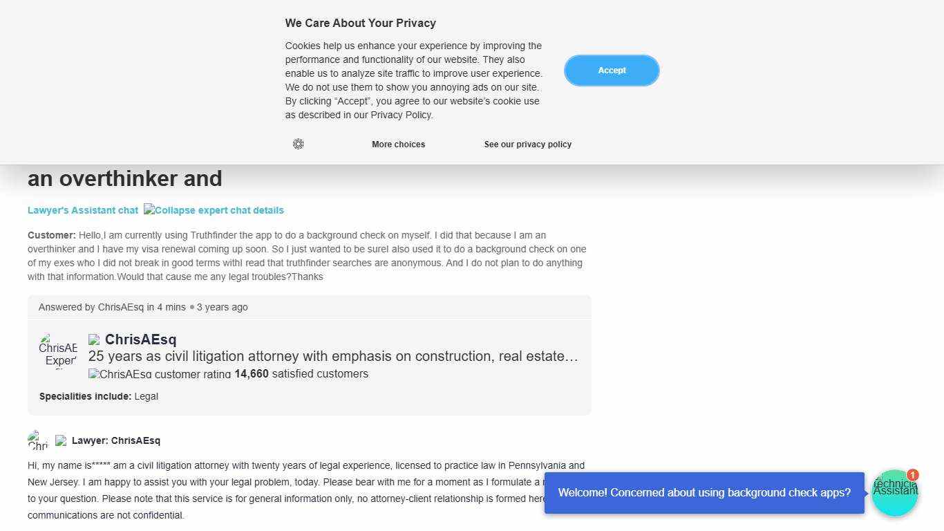 Is Using Truthfinder for Background Checks Legal?